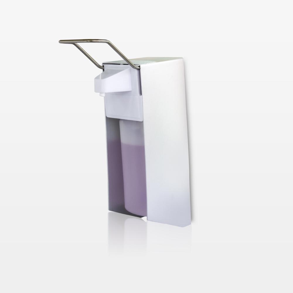 Buy AKC | STAINLESS STEEL HAND BAR & PUMP SPRAYING ELBOW DISPENSER | 500 ML from Kaddah Cleaning Equipment in UAE