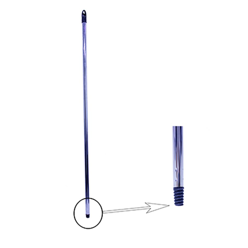 Buy CHROMED STAINLESS STEEL HANDLE | SCREW-THREAD | 130 CM from Kaddah Cleaning Equipment in UAE