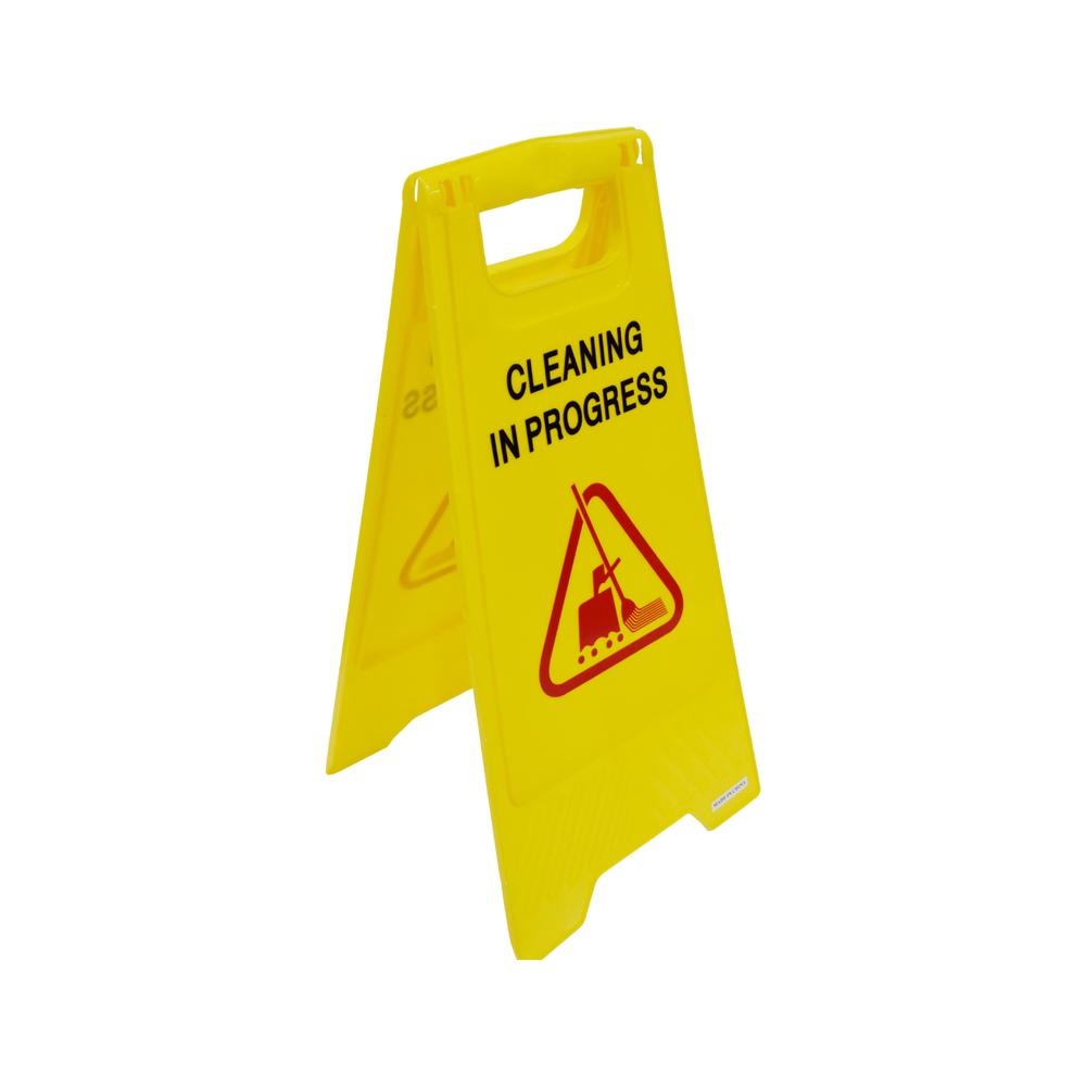 Buy CLEANING IN PROGRESS SIGNBOARD from Kaddah Cleaning Equipment in UAE