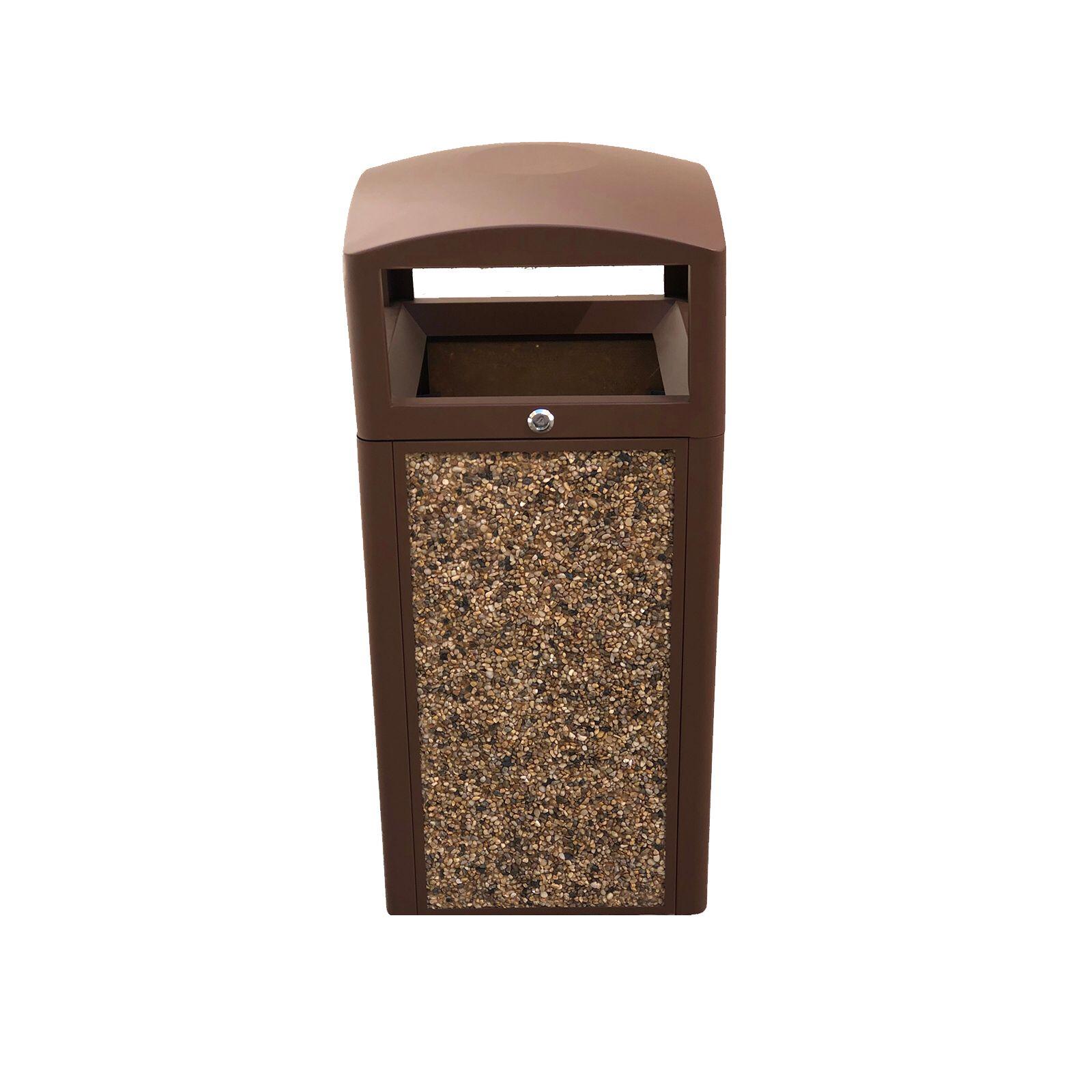 Buy COMMERCIAL OUTDOOR BIN STEEL | 45 LITERS from Kaddah Cleaning Equipment in UAE