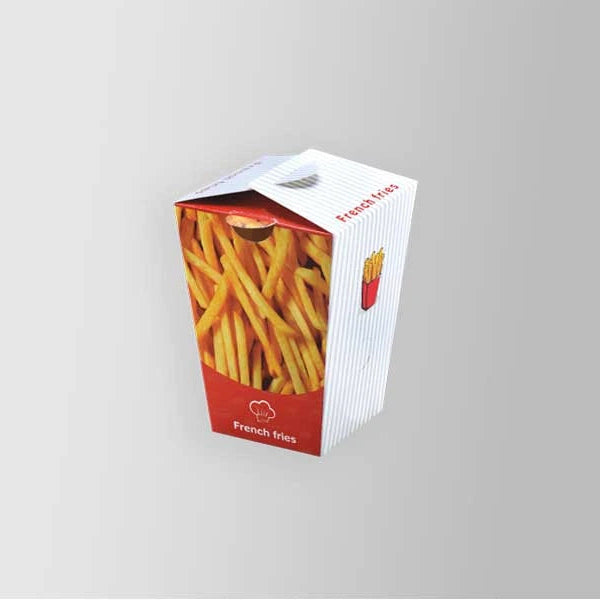 Cone French Fries Box - Designing and Printing in UAE Marketplace