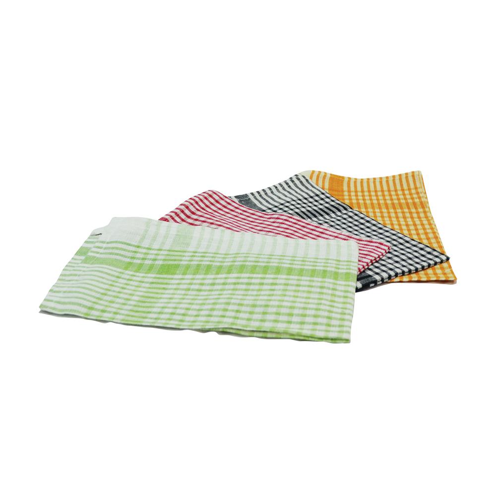Buy COTTON KITCHEN TOWELS | 60 X 45 CM | 4 PIECES from Kaddah Cleaning Equipment in UAE