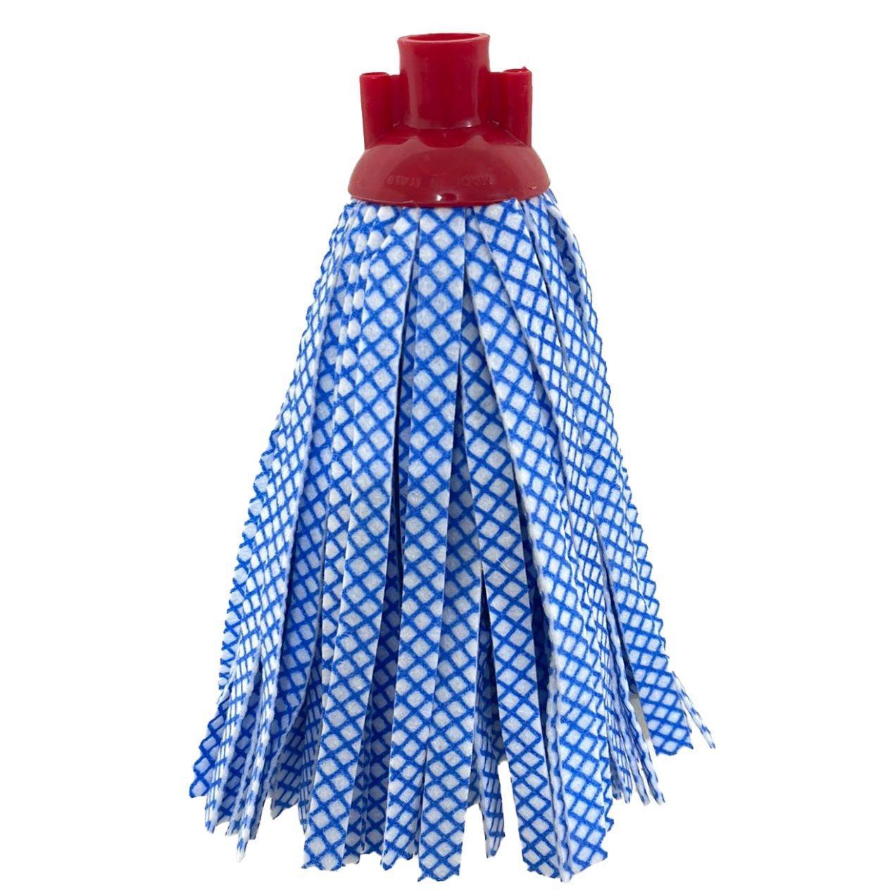 Buy COTTON MOP ROUND PLASTIC STICK | GREEN from Kaddah Cleaning Equipment in UAE