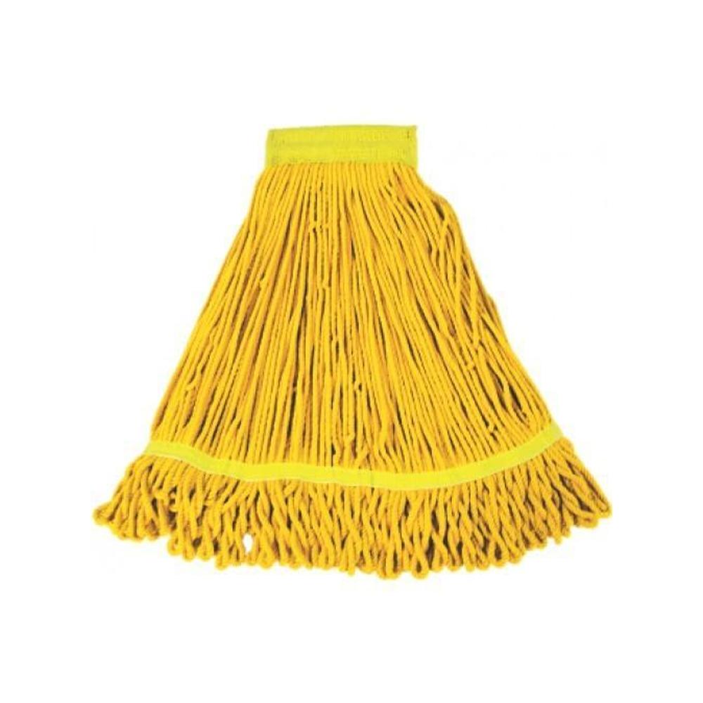 Buy COTTON WET MOP 400 GRAMS YELLOW from Kaddah Cleaning Equipment in UAE