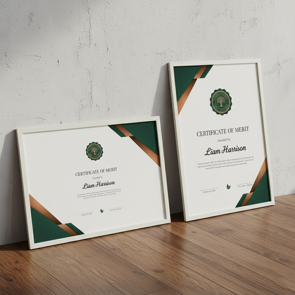 Buy CUSTOM CERTIFICATE PRINTING from Half Price Print in UAE