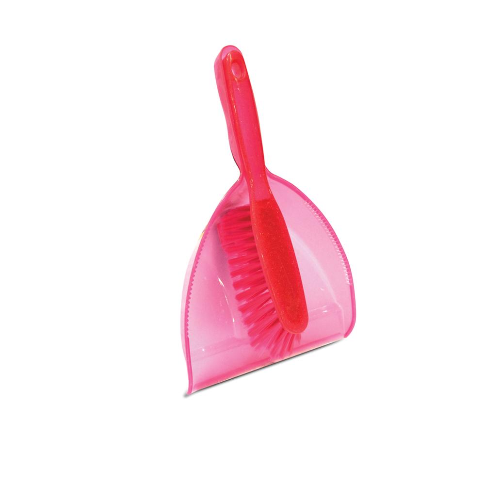 Buy DUST PAN SET | PINK from Kaddah Cleaning Equipment in UAE