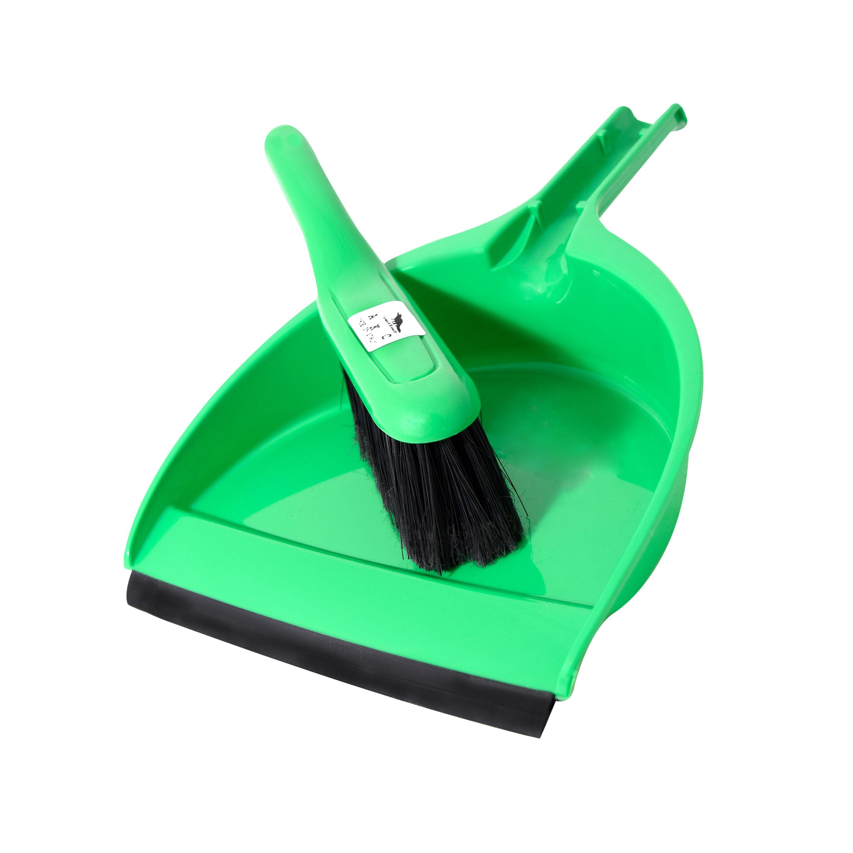 Buy DUSTPAN & BRUSH SET | GREEN from Kaddah Cleaning Equipment in UAE