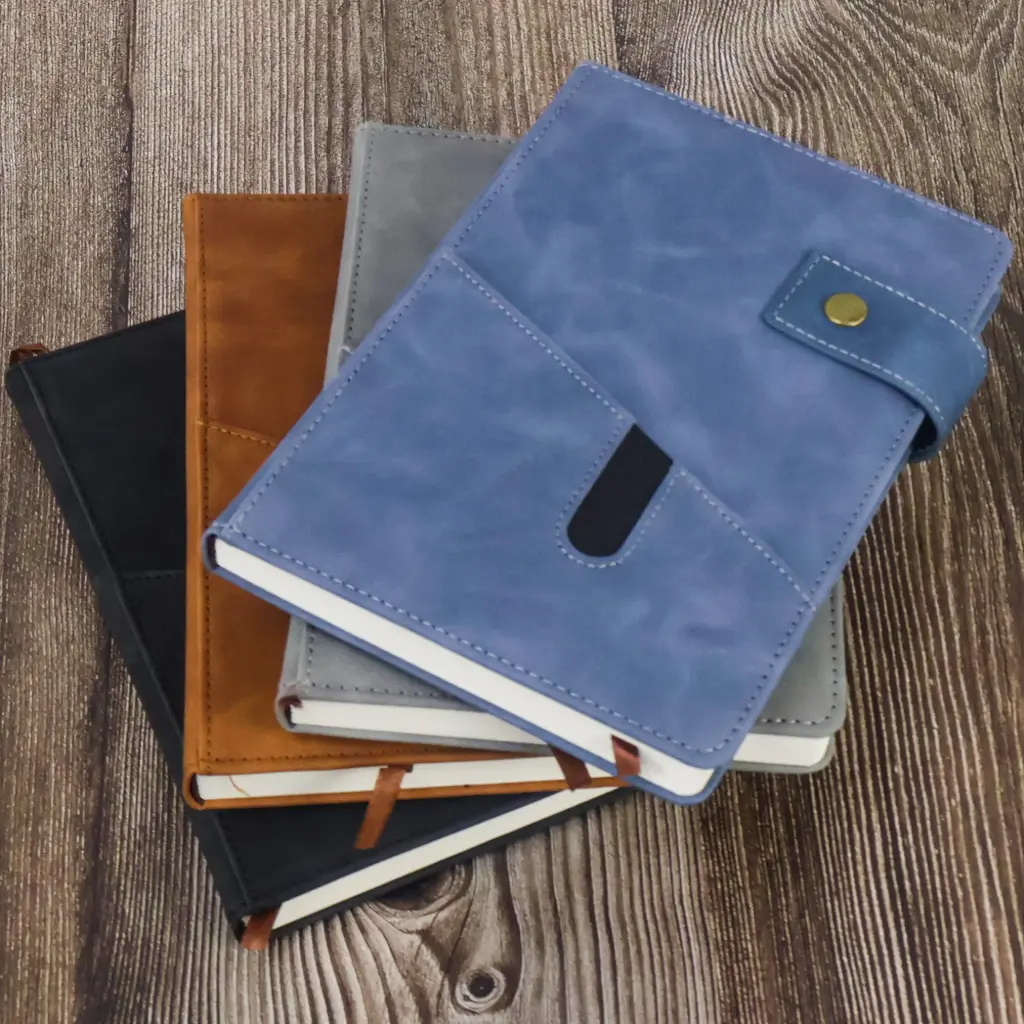 Buy ELEGANT A5 LEATHER NOTEBOOK WITH POCKET from Concept Plus Trading in UAE