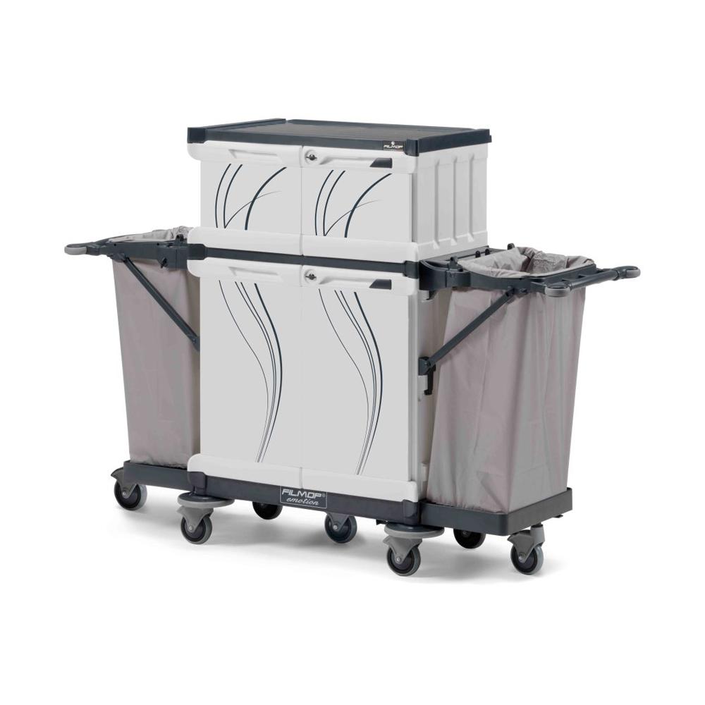 Buy EMOTION HOTEL SERVICE TROLLEY from Kaddah Cleaning Equipment in UAE