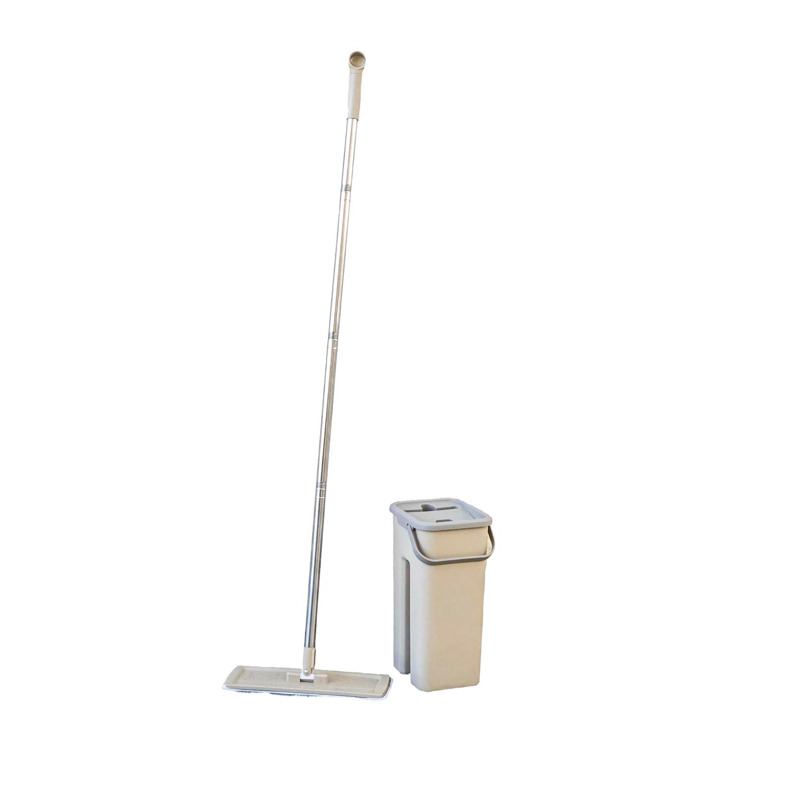 Buy FLAT FLOOR MOP AND BUCKET SET| 2 LTR from Kaddah Cleaning Equipment in UAE
