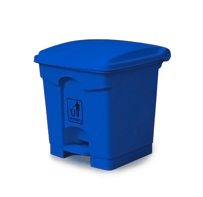 Buy GARBAGE BIN | 30LTR | BLUE from Kaddah Cleaning Equipment in UAE