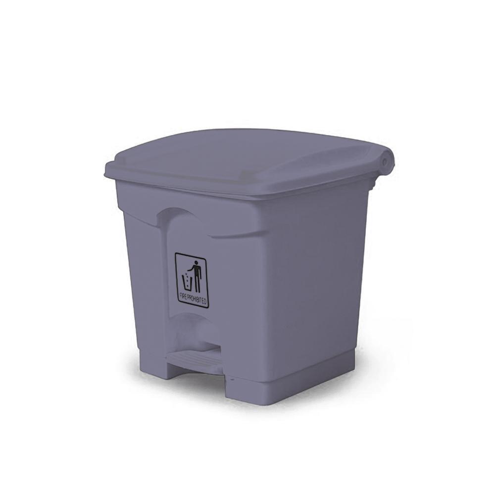 Buy GARBAGE BIN | 30LTR | GREY from Kaddah Cleaning Equipment in UAE
