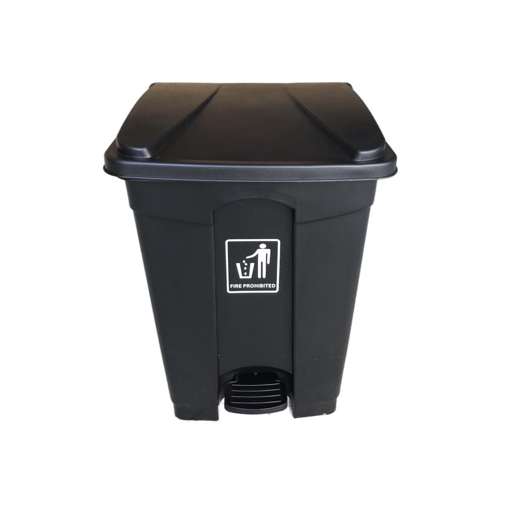 Buy GARBAGE BIN | 45LTR | BLACK from Kaddah Cleaning Equipment in UAE
