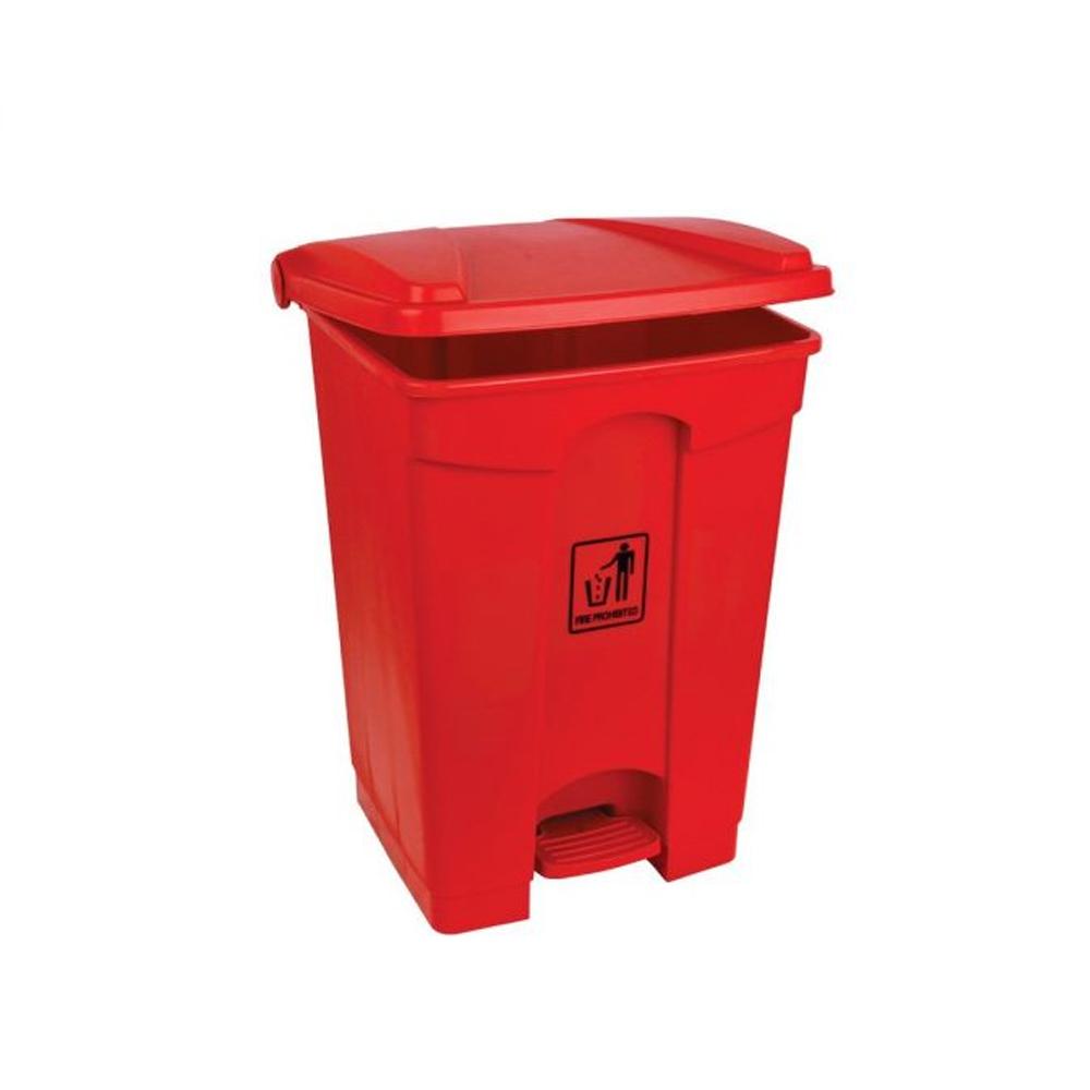 Buy GARBAGE BIN | 45LTR | RED from Kaddah Cleaning Equipment in UAE