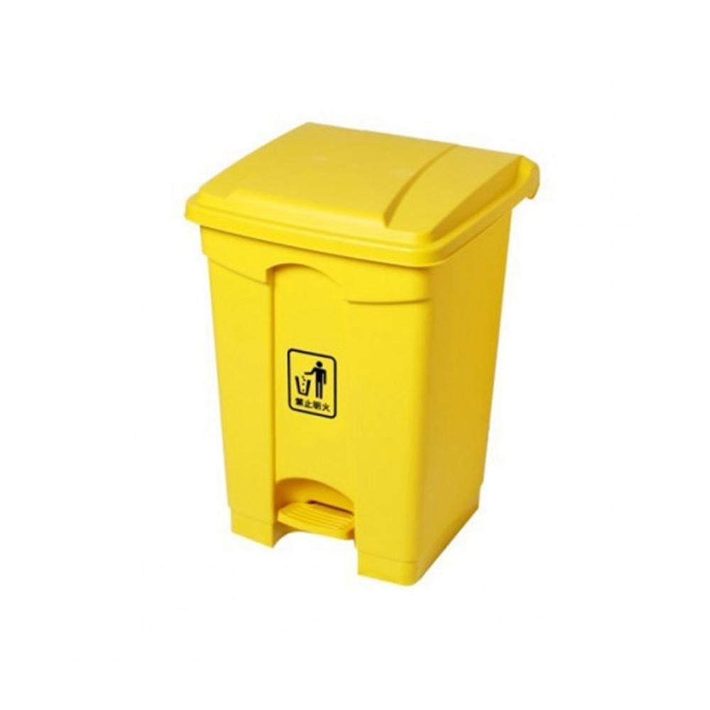 Buy GARBAGE BIN | 45LTR | YELLOW from Kaddah Cleaning Equipment in UAE