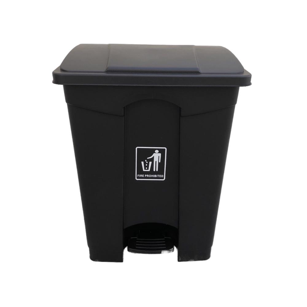 Buy GARBAGE BIN | 68LTR | BLACK from Kaddah Cleaning Equipment in UAE