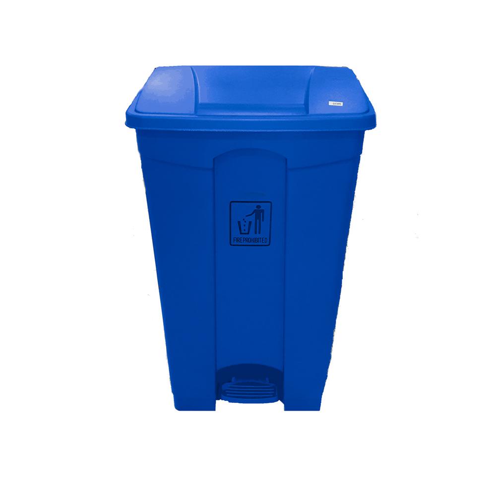 Buy GARBAGE BIN | 87LTR | BLUE from Kaddah Cleaning Equipment in UAE