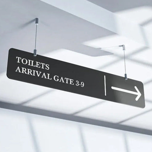 Buy HANGING SIGNAGE from Half Price Print in UAE