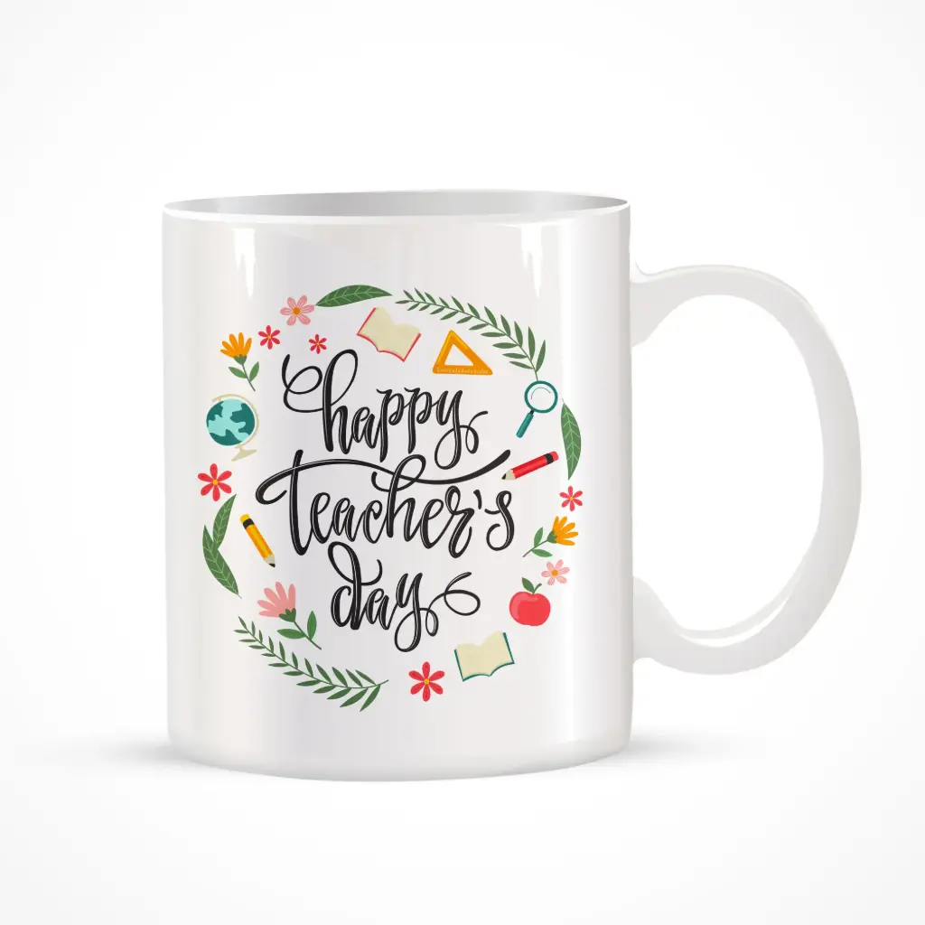 Buy HAPPY TEACHER DAY MUG from Concept Plus Trading in UAE
