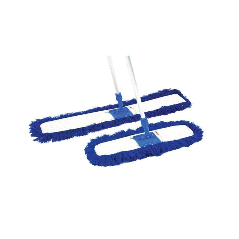 Buy HEAVY DUTY DUST CONTROL MOP 80 CM | BLUE from Kaddah Cleaning Equipment in UAE