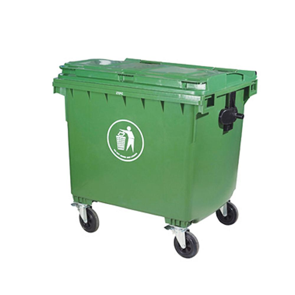 Buy HEAVY DUTY OUTDOOR GARBAGE BIN | 1100LTR from Kaddah Cleaning Equipment in UAE