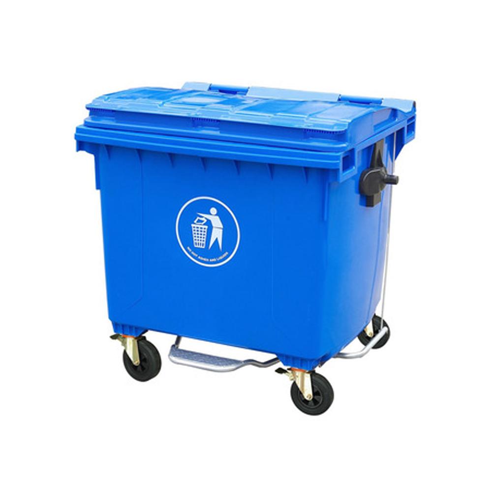 Buy HEAVY DUTY OUTDOOR GARBAGE BIN | 1100LTR from Kaddah Cleaning Equipment in UAE