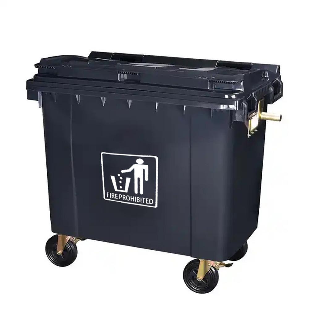 Buy HEAVY DUTY OUTDOOR GARBAGE BIN | 660 LITERS from Kaddah Cleaning Equipment in UAE