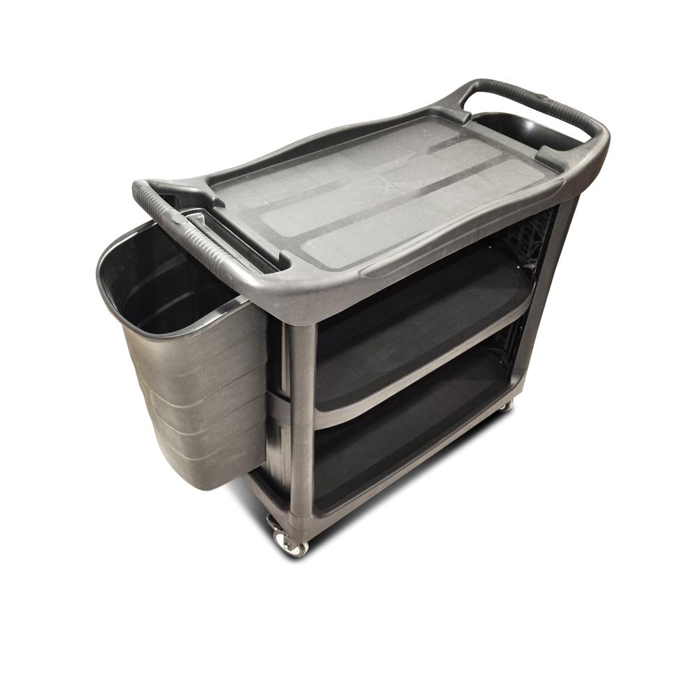 Buy HEAVY DUTY UTILITY CART | BLACK from Kaddah Cleaning Equipment in UAE