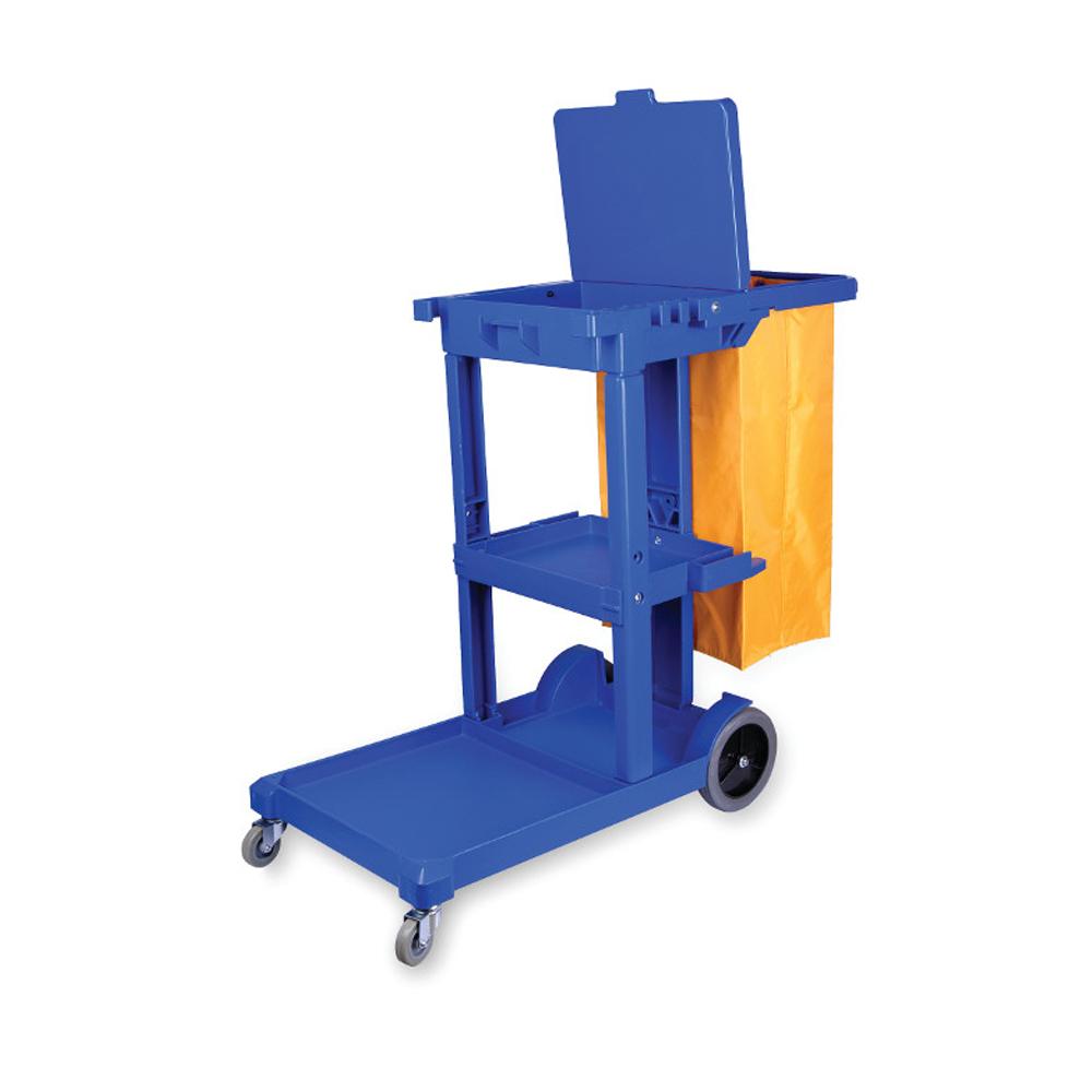 Buy JANITORIAL TROLLEY | BLUE from Kaddah Cleaning Equipment in UAE