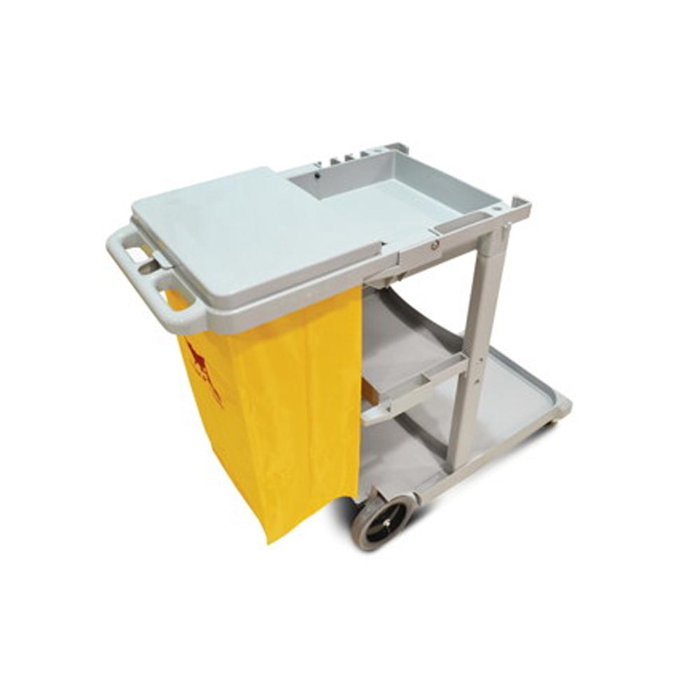 Buy JANITORIAL TROLLEY | GREY from Kaddah Cleaning Equipment in UAE