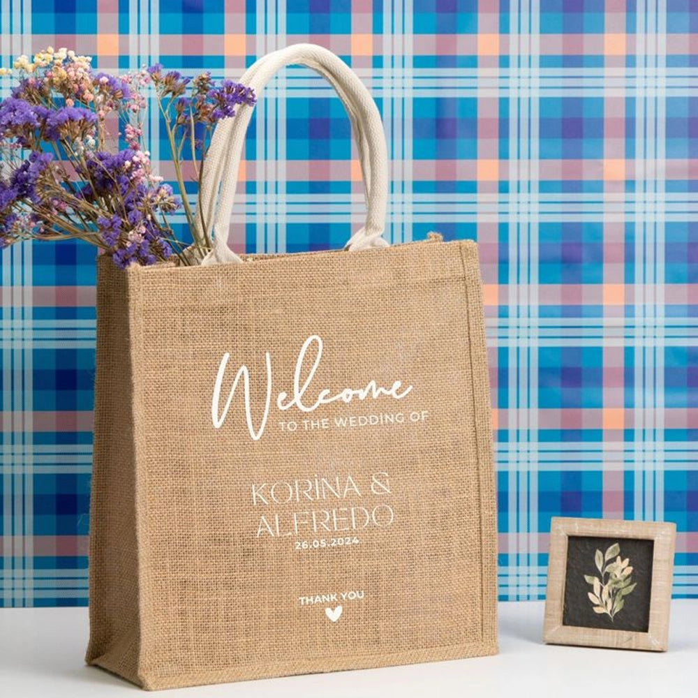 Jute Bags with Cotton Pocket - Designing and Printing in UAE Marketplace