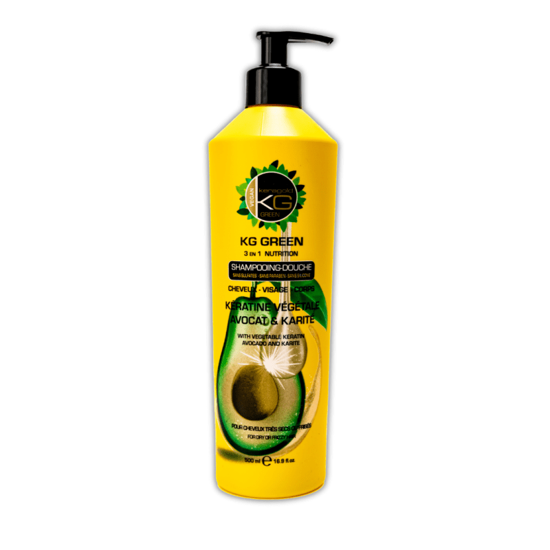KG GREEN SHAMPOOING-DOUCHE NUTRITION AVOCATAKARTTE 500ML - Health & Beauty in UAE Marketplace