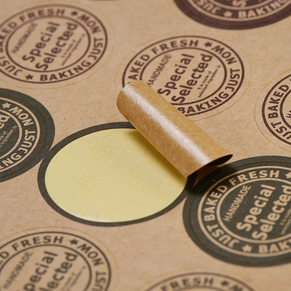 Buy KRAFT PAPER STICKERS from Half Price Print in UAE