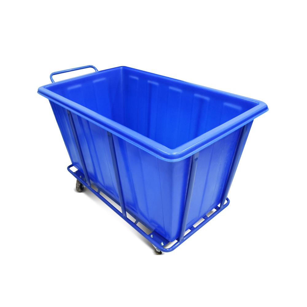 Buy LARGE PLASTIC LAUNDRY CART | BLUE from Kaddah Cleaning Equipment in UAE