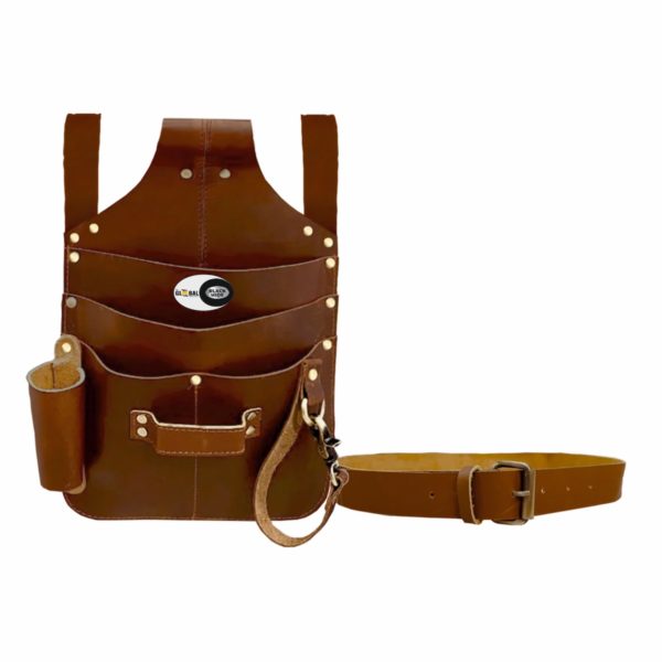 Buy LEATHER GARDEN TOOL BELT / WAIST BAG / GARDENING TOOL ORGANIZER from The Global Merchants in India