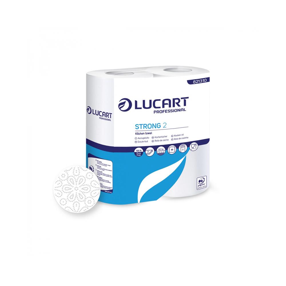 Lucart Kitchen Tissue Roll 2 Ply  48 Sheets & 40 Rolls - Cleaning in UAE Marketplace