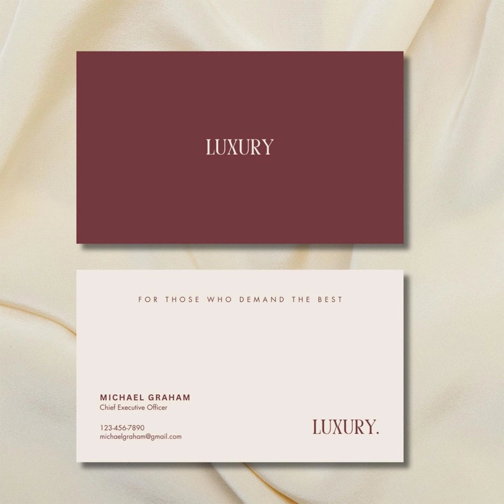 Matte Laminated Business Cards - Designing and Printing in UAE Marketplace