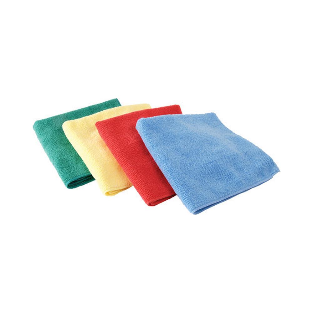 Buy MICROFIBER TOWELS | 40 X 40 CM | YELLOW, BLUE, GREEN & RED from Kaddah Cleaning Equipment in UAE