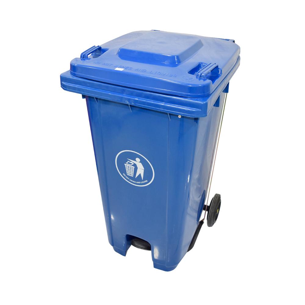 Buy MODERN GARBAGE BIN | 240LTR | BLUE from Kaddah Cleaning Equipment in UAE
