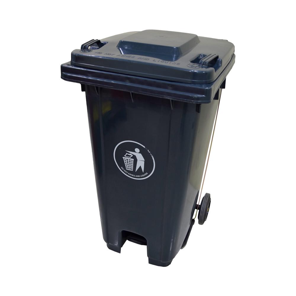 Buy MODERN GARBAGE BIN | 240LTR | GRAY from Kaddah Cleaning Equipment in UAE