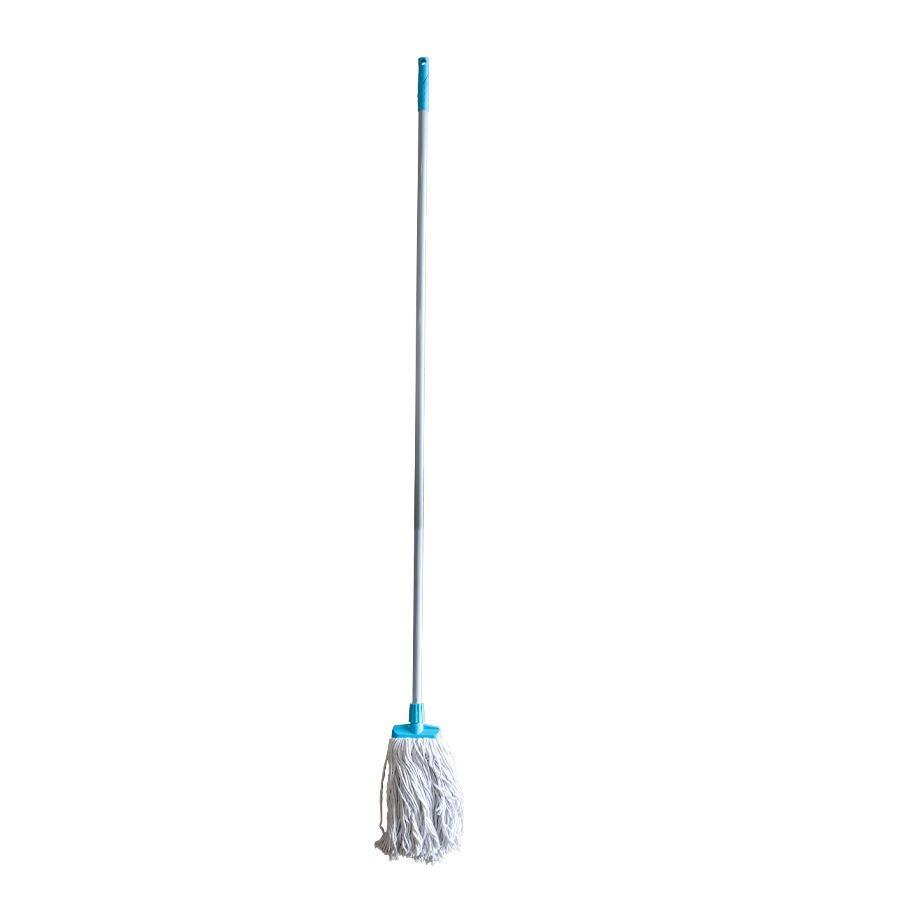 Buy MOP HEAD WITH PLASTIC HOLDER & PAINTED IRON HANDLE 300 G from Kaddah Cleaning Equipment in UAE