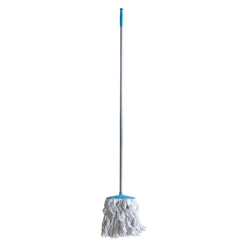 Buy MOP HEAD WITH PLASTIC HOLDER & PAINTED IRON HANDLE 300 GM from Kaddah Cleaning Equipment in UAE