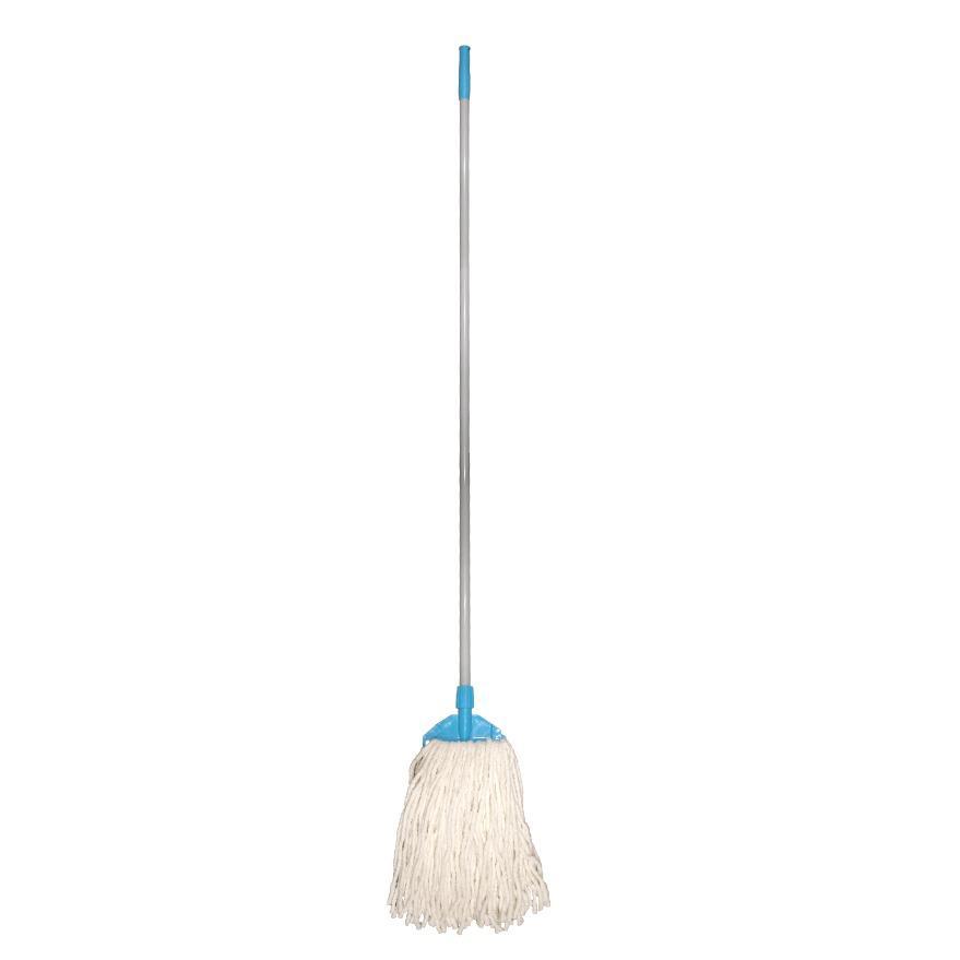 Buy MOP HEAD WITH PLASTIC HOLDER & PAINTED IRON HANDLE 350 G from Kaddah Cleaning Equipment in UAE