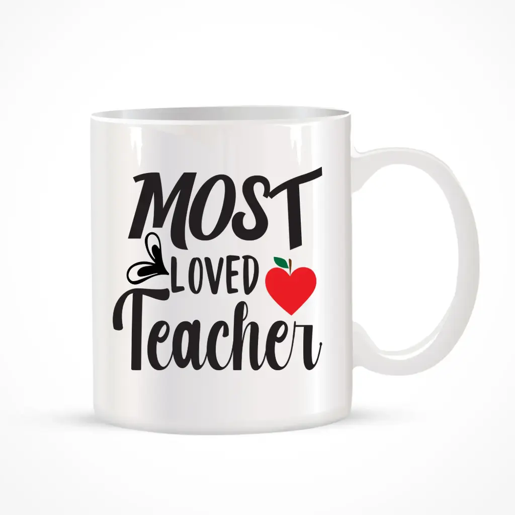 Buy MOST LOVED TEACHER MUG from Concept Plus Trading in UAE