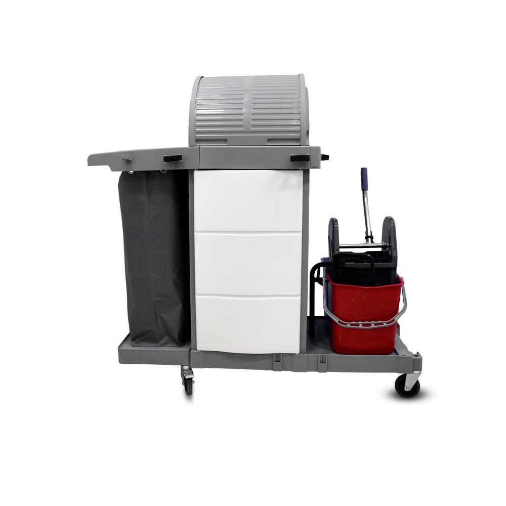 Buy MULTIFUNCTION TROLLEY L130 X W50 X H135 from Kaddah Cleaning Equipment in UAE
