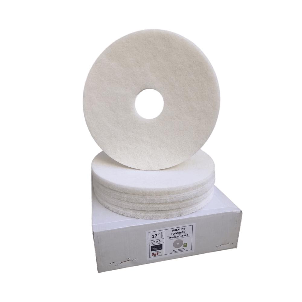 Netherlands White Floor Pad 17 inches - Cleaning in UAE Marketplace