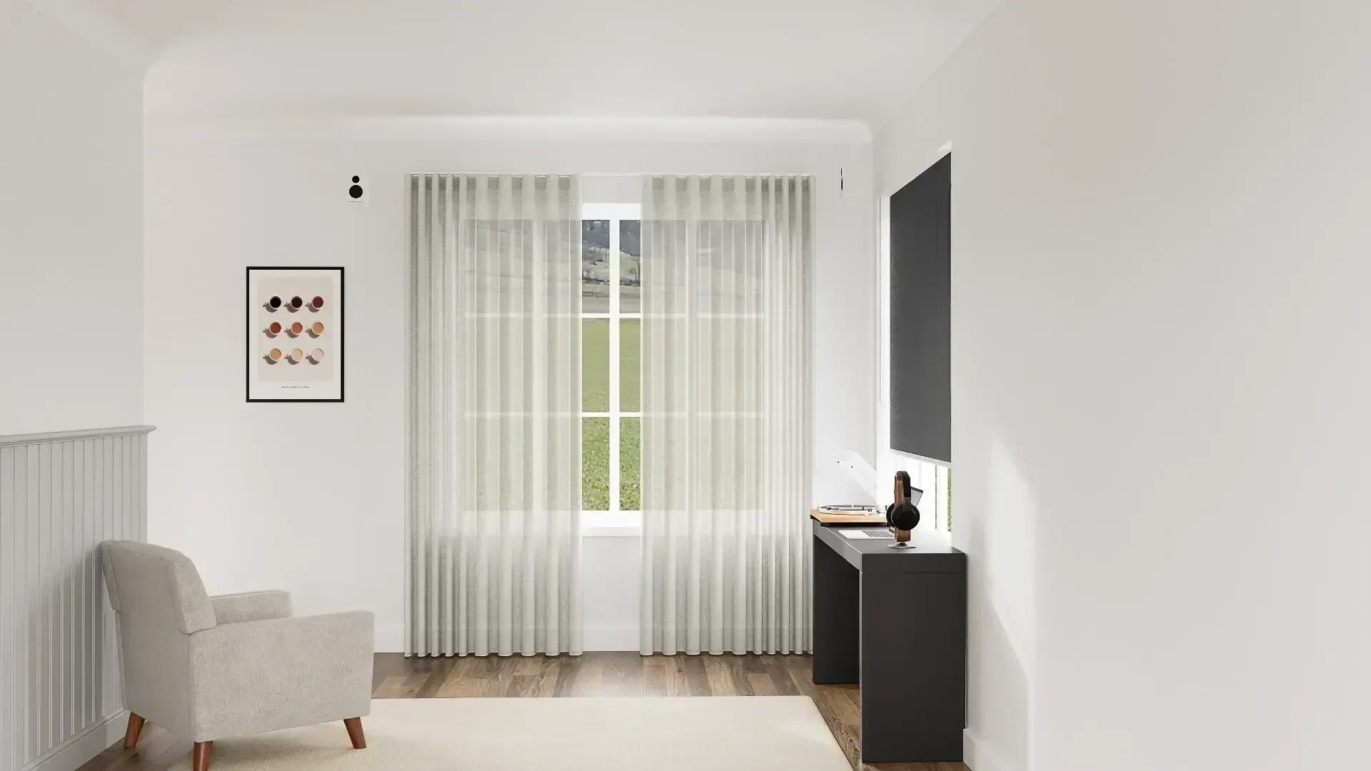 Odin Sheer Curtain - Interiors in UAE Marketplace