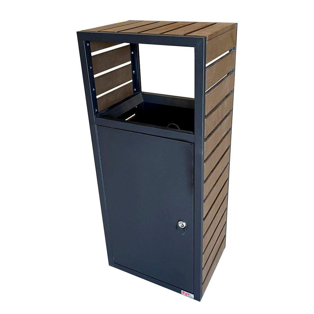Buy OUTDOOR BIN WITH GALVANIZED INNER 63 L from Kaddah Cleaning Equipment in UAE