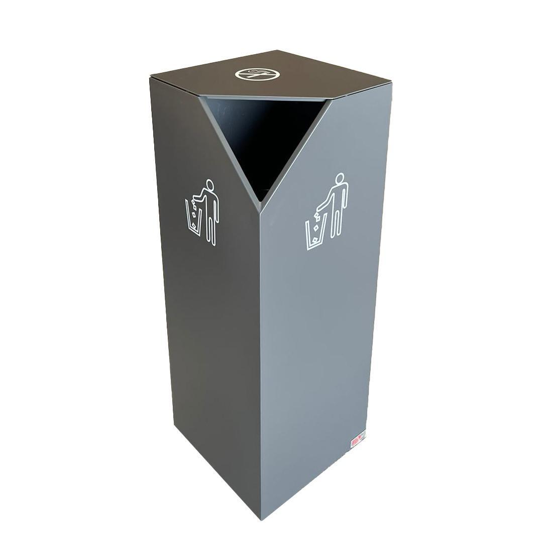 Buy OUTDOOR GARBAGE BIN GALVANIZED INNER from Kaddah Cleaning Equipment in UAE