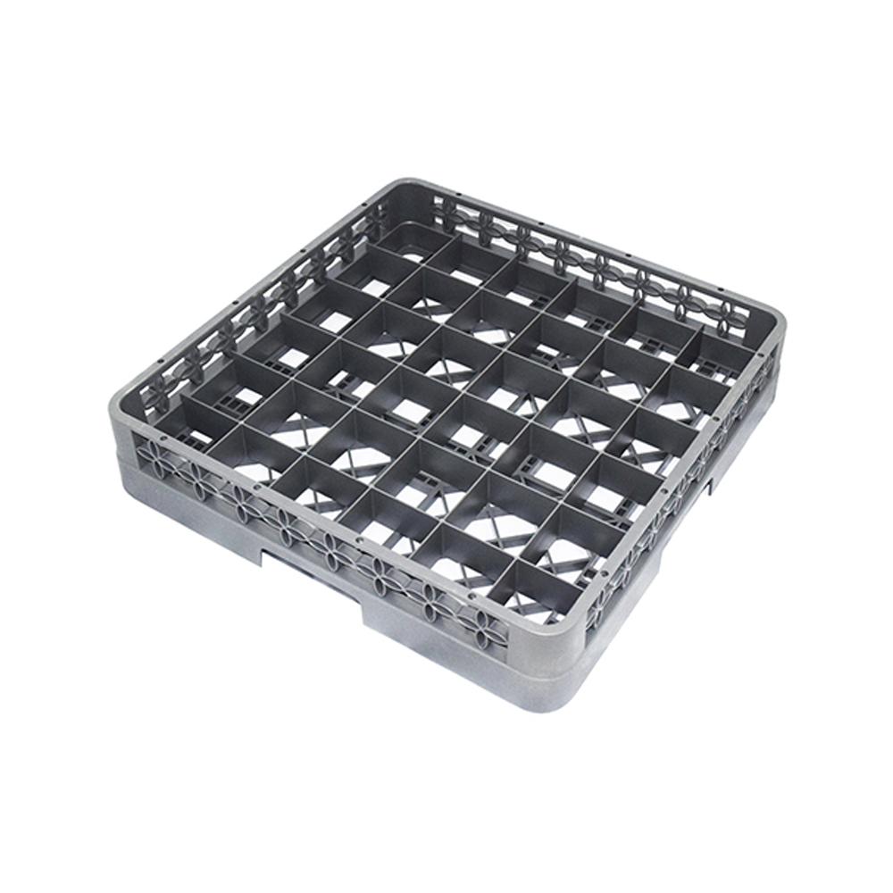 Plastic 36 Compartment Glass Rack Dark Gray - Home & Garden in UAE Marketplace